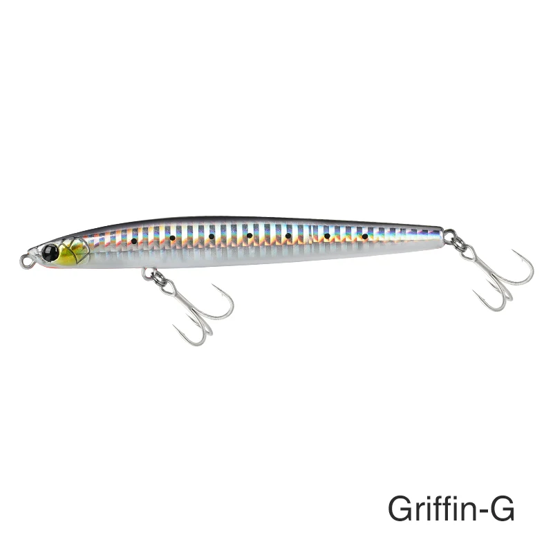 TSURINOYA Zinkend Pencil GRIFFIN 115S Lange Werp Max 80m Slank Tungsten Systeem 115mm 20g Zoutwater Vis Aas Hard Bait Model