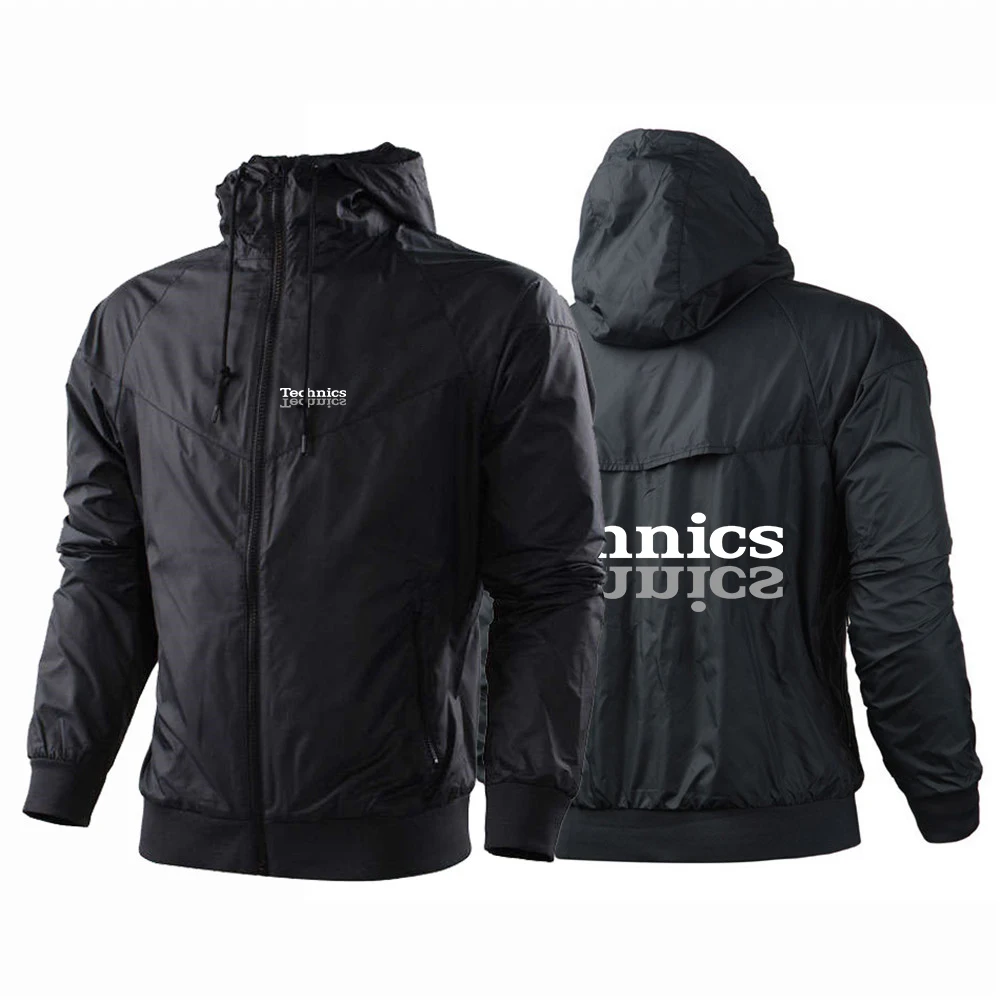 

Technics 2023 Men's Dj 1200 Turntable Music New Autumn Winter Jacket Coat Fashion Patchwork Windbreaker Casual Sportwear Clothes