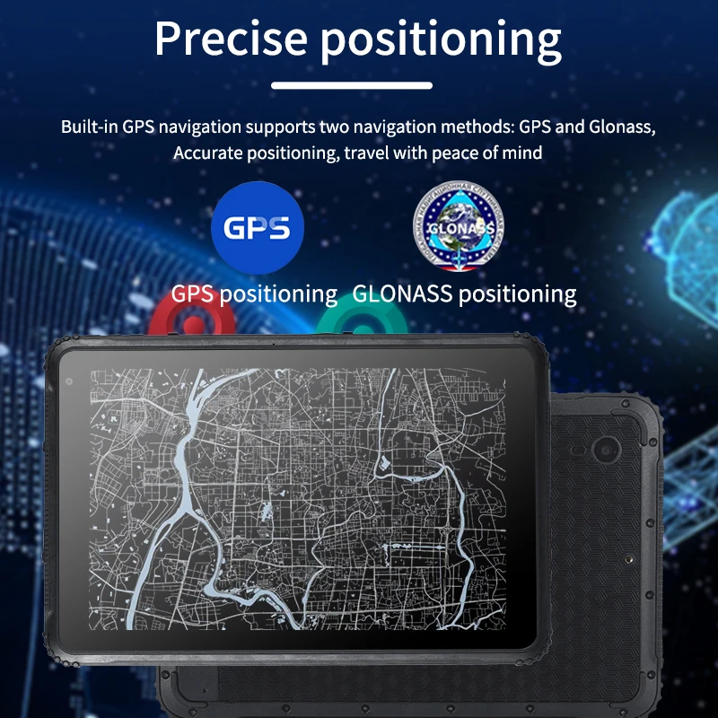 Ip67 Android tablet 4G LTE capacitive screen 8 inch android rugged tablet with NFC reader GPS