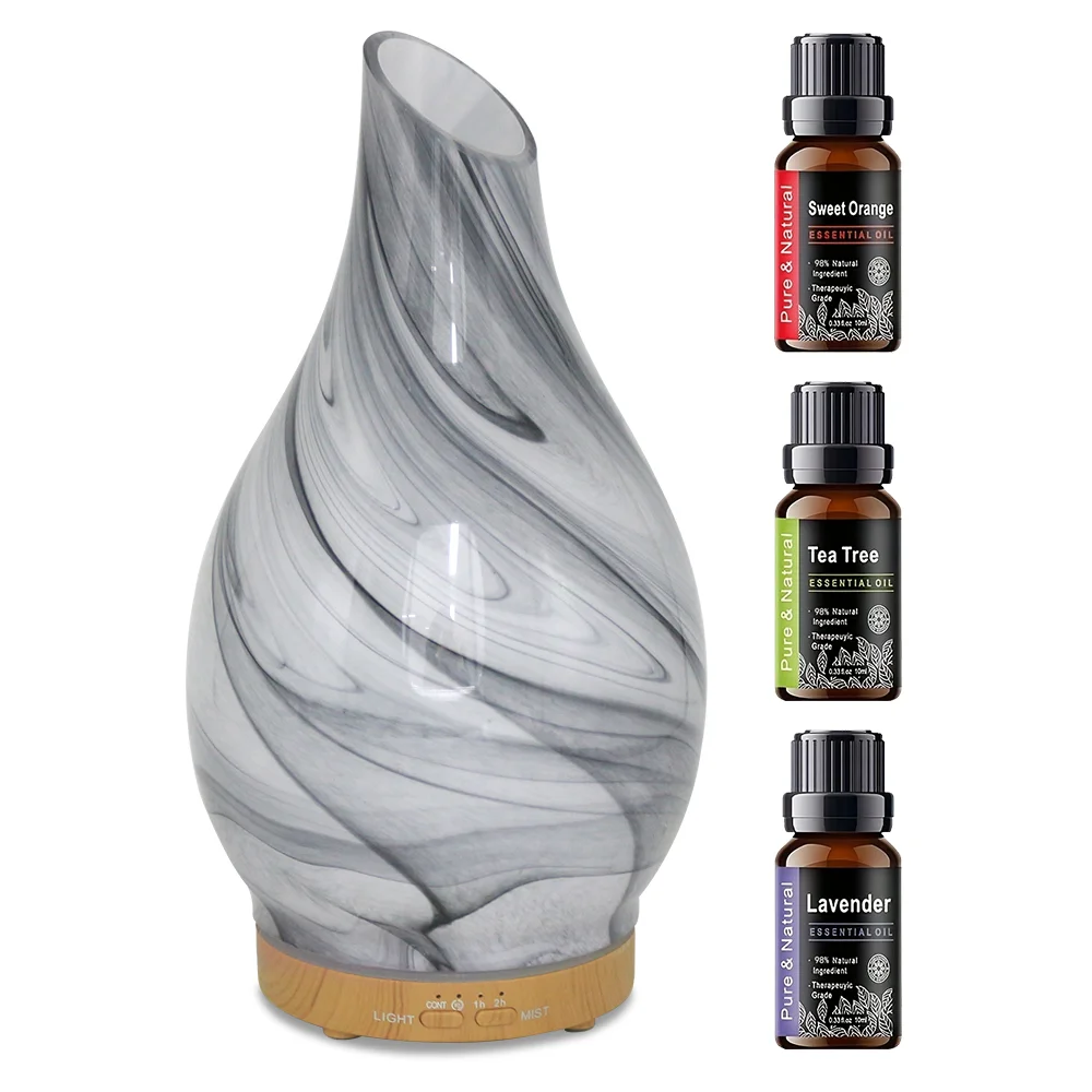 Soothing 7-Color Ultrasonic Diffuser 200ml Aromatherapy, Night Light & Humidifier with Timer  Perfect for Bedroom or Living Room