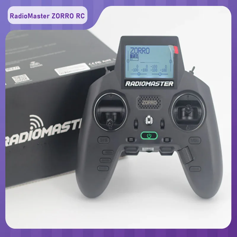 

RadioMaster ZORRO RC 2.4G Supported ELRS 4IN1 ELRS Left Hand Throttle High Frequency Multiprotocol RC Model Radio Controller