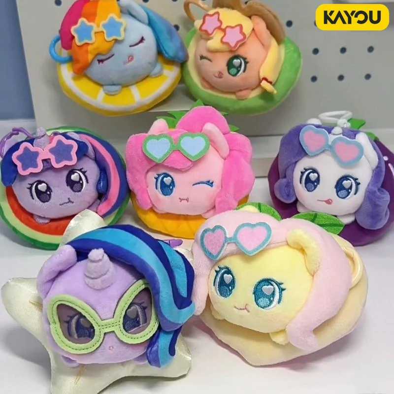 kayou Genuine My Little Pony Blind Box My Little Pony Weather Story Series Swim Ring Charm Backpack Ornaments Gift Toy