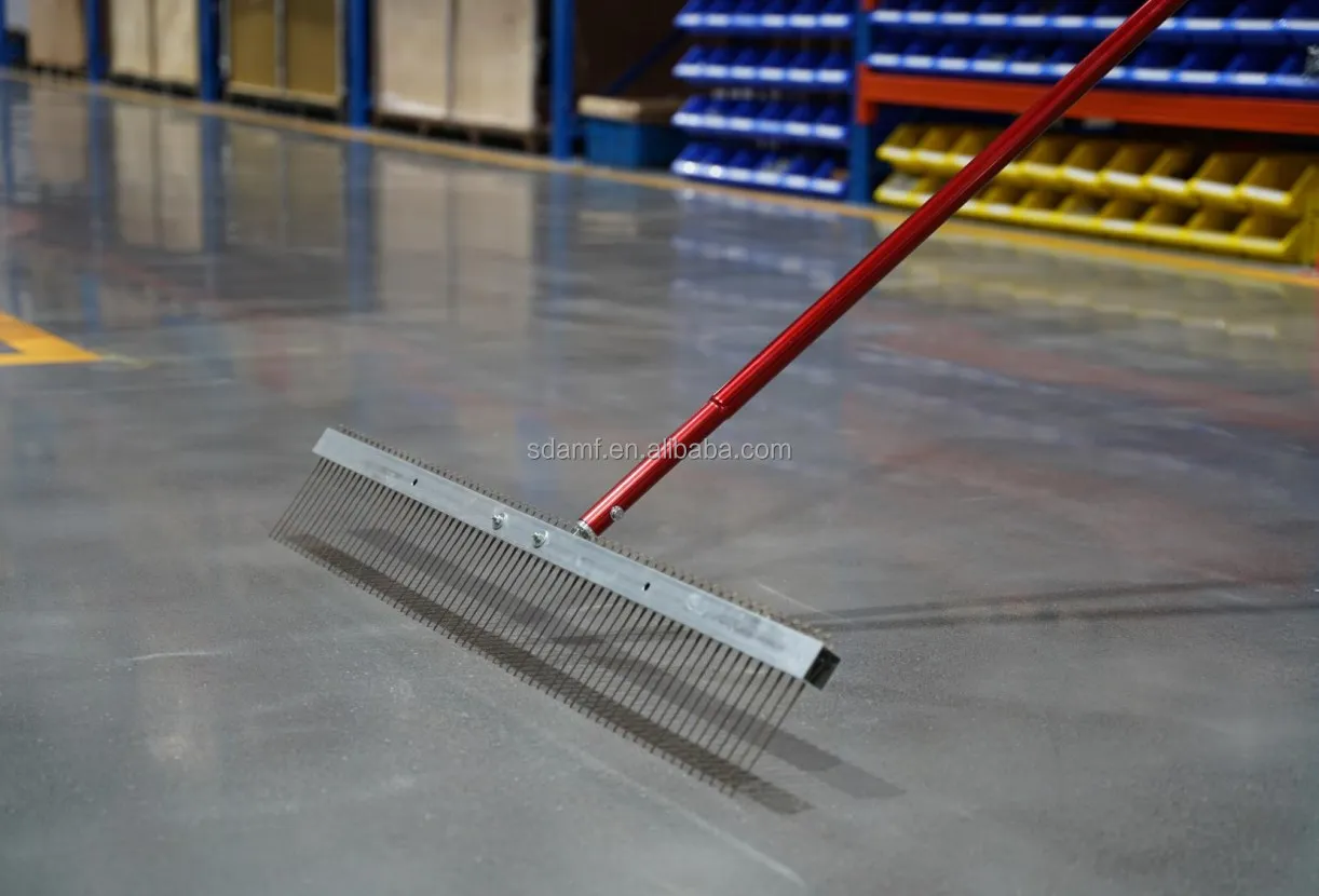 Professional Concrete Floor Texture Comb Brush 915mm Length