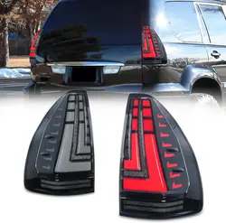 LED Tail Light  for Lexus GX470 2002-2009 Sequence Turn Signal Rear Lamp Dynamic Rear Lights