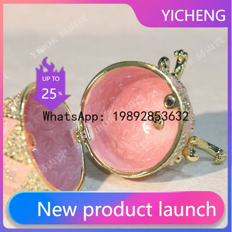 

ZF Enamel jewelry box new Easter egg creative small ornament