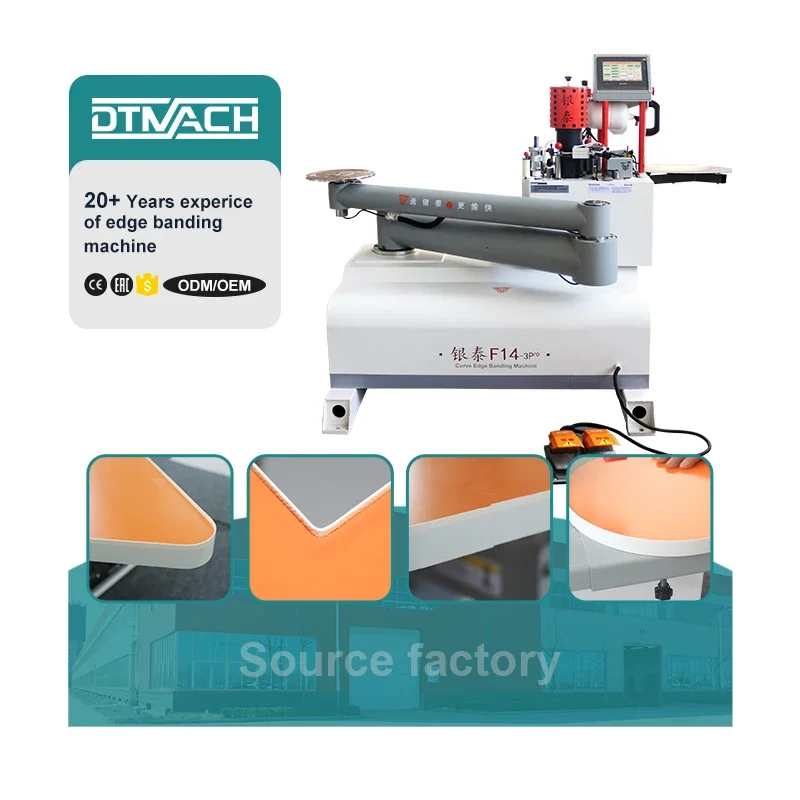 Furniture Manual Curved Edge Bander Machine Round Wood Automatic Curve Edge Banding Machine