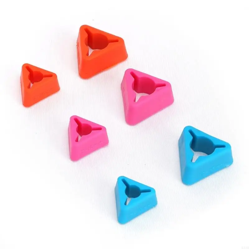 18Pcs Triangular Needle Stoppers Knitting Needle Point Protectors Crochet Hook Point Stoppers Knitting Accessory