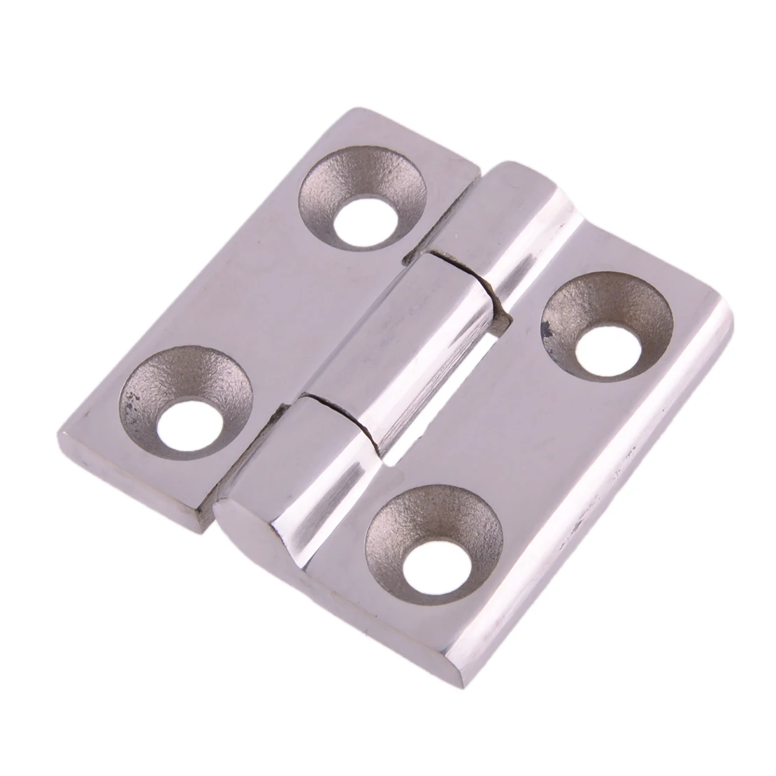 2pcs Marine Boat Door Hatch Square Butt Hinge Deck Hardware 50x50x6mm 304 Stainless Steel