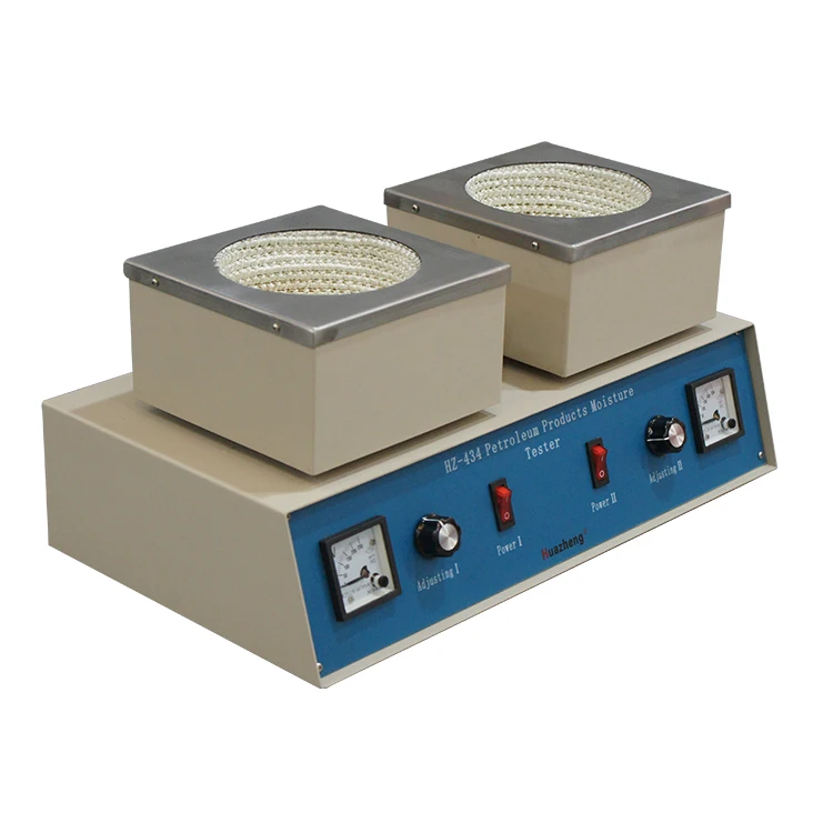AIROW Huazheng Digital PID Control Dew Point Detection Crude Oil Lubricant Grease Distillation ASTM D95 Water Content Tester