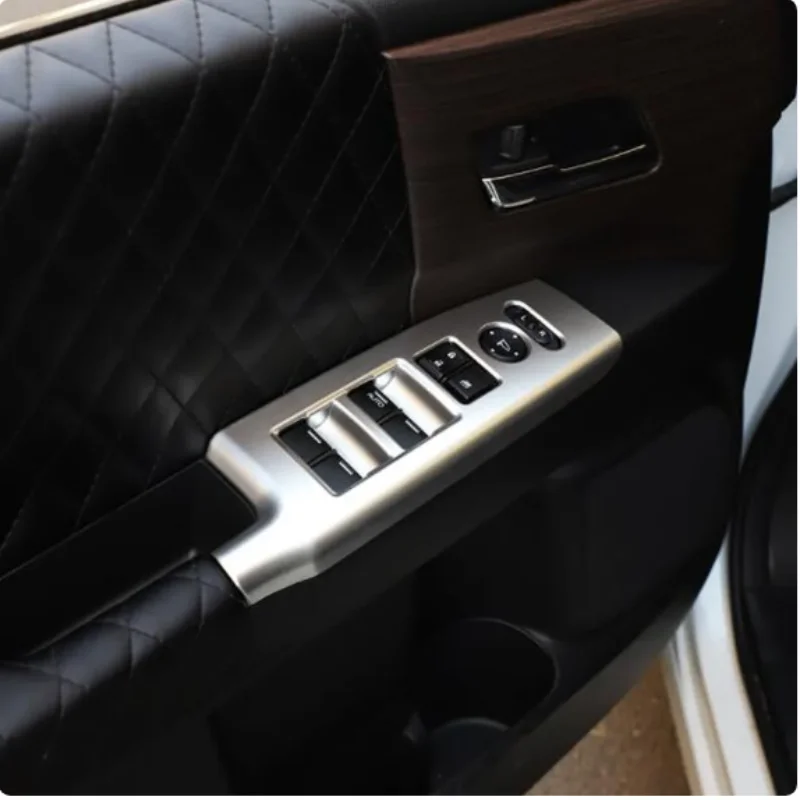 

For Honda Odyssey 2022 2023 2024 Car Door Armrest Glass Button Trim Window Switch Panel Covers Stickers Accessories Decoration