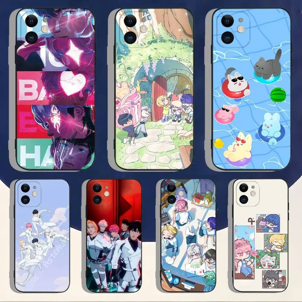 

Plave Yejun Noah Bamby Phone Case For iPhone 16,15,14,13,12,11,Pro,Max,Plus,X,XS,XR,SE,8,7,Mini,Soft Silicone Black Case