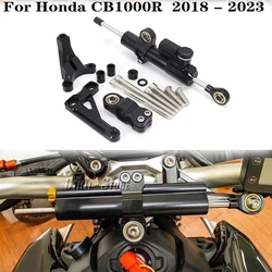 CNC Steering Dampers Motorcycle Stabilize Damper Bracket Mounting Kit For Honda CB 1000 R CB 1000R cb1000r CB1000R 2018 - 2024