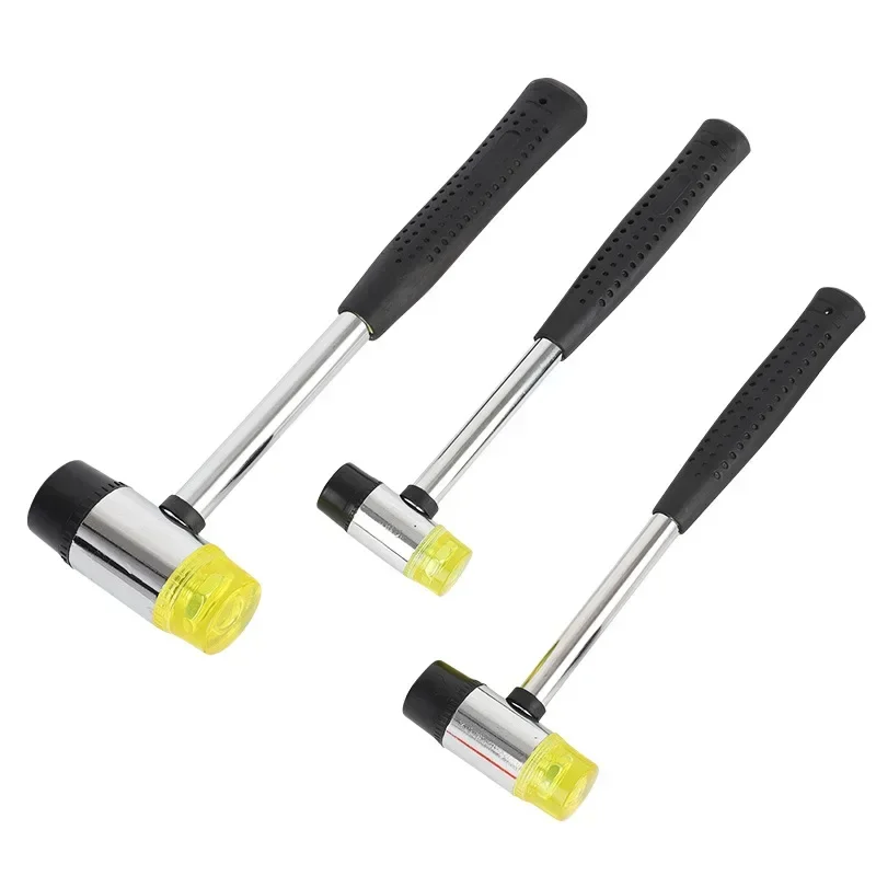 25mm Mini Small Rubber Hammer Multifunctional Hand Tool For Jewelry Craft DIY Steel Pipe Handle Mounting Hammer 