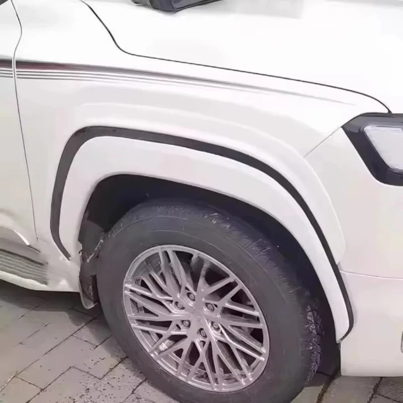 For   LC300 Modified Car Fender Flares ABS Arch Wheel Eyebrow Wheel Protector Guard Car Accessories view 6