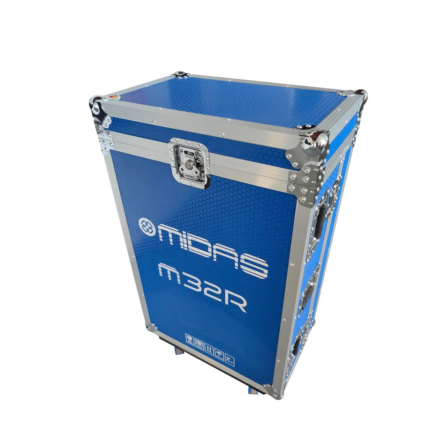 Custom Midas M32R Live Digital Mixer Flight Case with Wheels PA System Music Equipment Portable