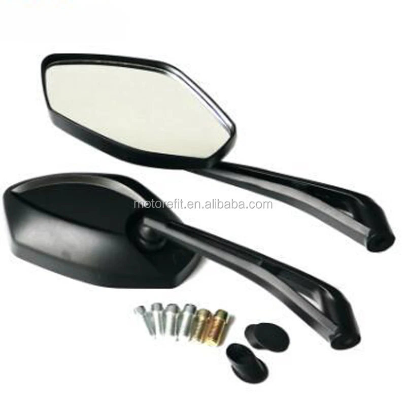 

STLF Universal Motorcycle Rearview Mirror Side Mirrors 10MM 8MM for Street Bikes Cruiser Scooters Mirror