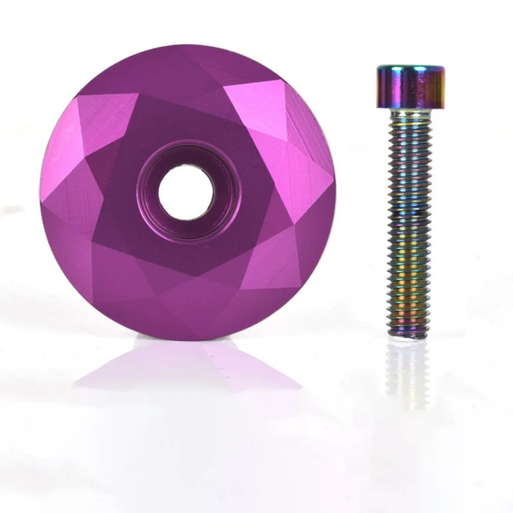 

for 28.6mm Bike Headset Top Cap Aluminum Alloy Cycling Parts Bike Accessories Colorful Bicycle Headset Spacers Road Bike