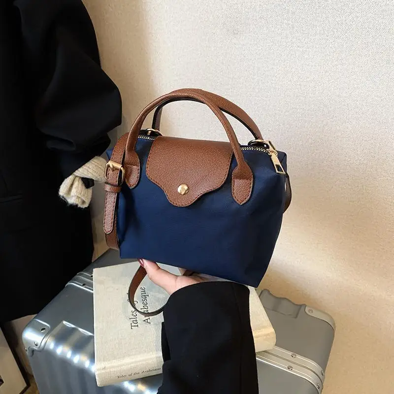 

Women Patch Work Bag Nylon Bags Handbag Mini Hobos Crossbody Bags Fashion 2025 Ladies Casual Handbags Schoudertassen Dames