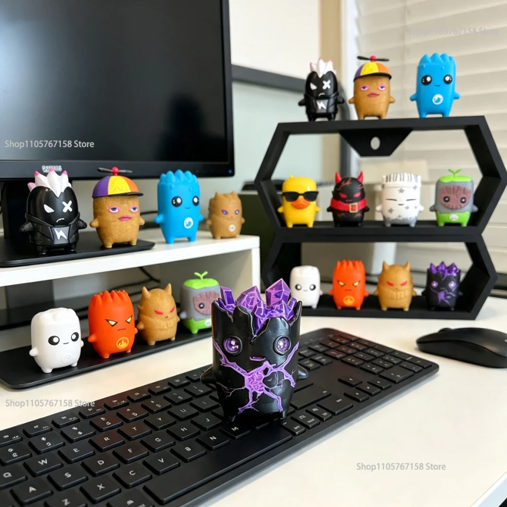 New 3D Printed Game Purple Flame Sprite 16 styles Figure Movie Purple Companion Sprite Collectible Desktop Ornament Fans Gift