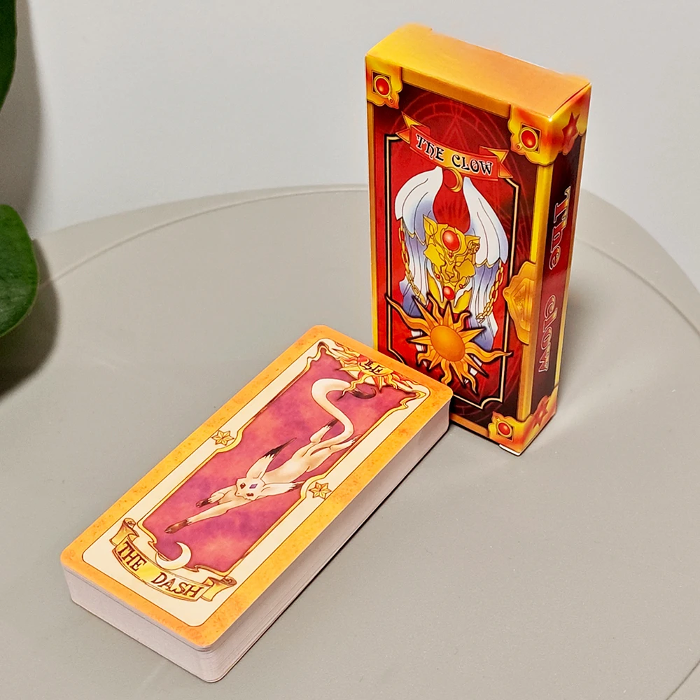 Cartes Anime pour Cosplay et affichage, 56 pièces, 11x5.5cm, Card Captor magique Sakura Clow, jeu de cartes