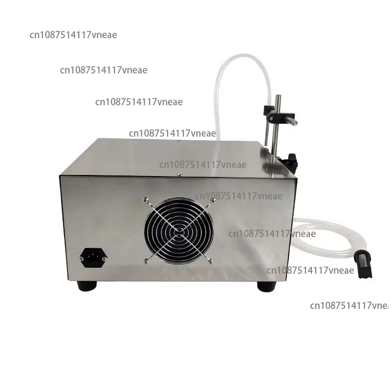 آلة تعبئة السوائل بالمضخة المغناطيسية آلة تعبئة زيت المذيبات الصغيرة شبه الأوتوماتيكية #4