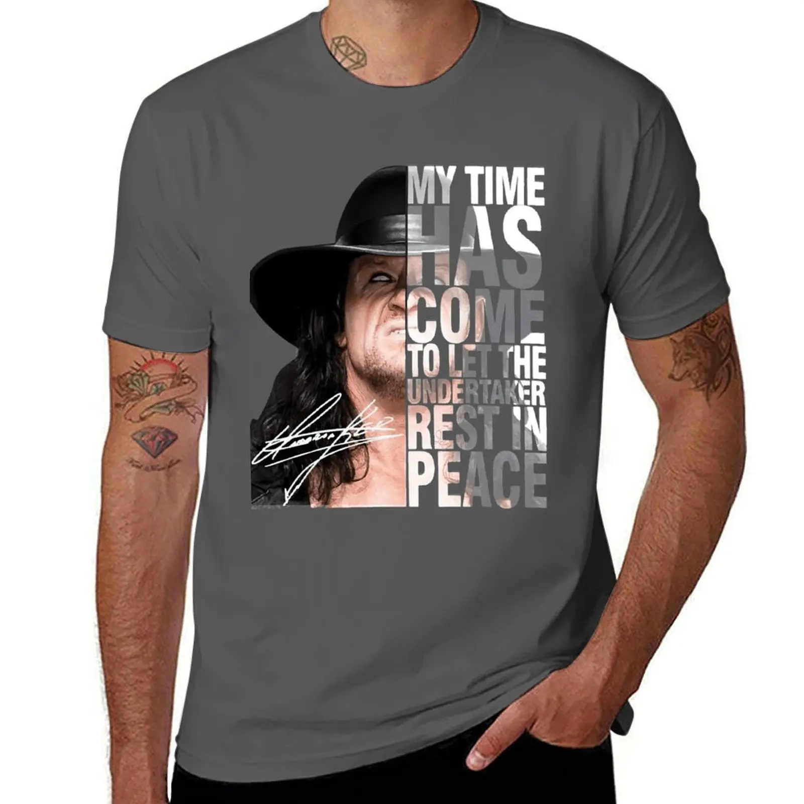 

Bray Wyatt The Fiend Haunting T-Shirt man t shirt luxury cotton t shirt man T-Shirt