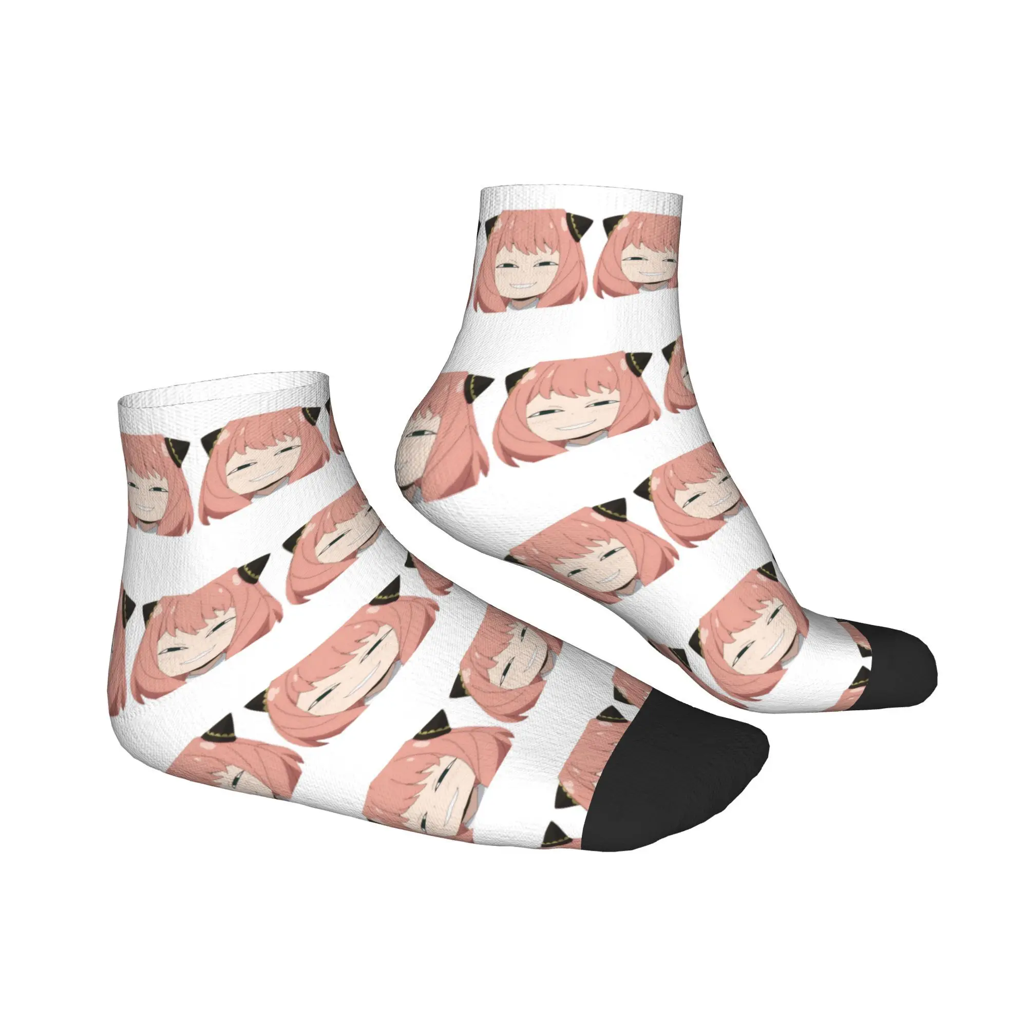 Calzini per tutte le stagioni Anya smart Spy x Family Harajuku Calzini sportivi super morbidi a tubo centrale Calze morbide alla moda per uomo Donna Regali