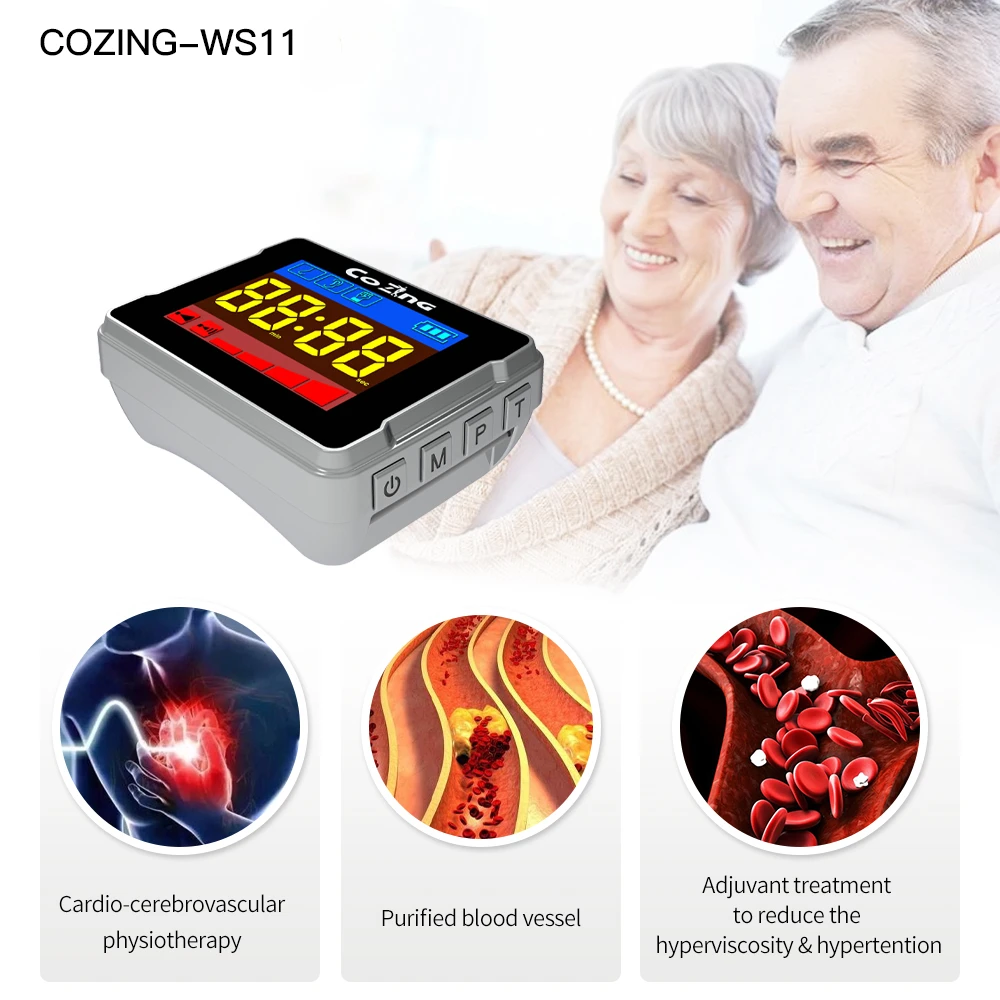 High-Powered 11 pcs Red Light Treatment System for Optimal Management of Blood Pressure, Cholesterol & Glucose Levels