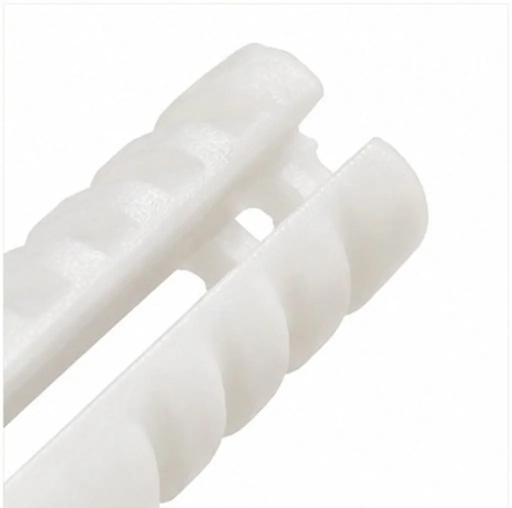 200Pcs Expansion Drywall Anchors Plastic Ribbed Hollow Wall Plug Tube High Toughness Concrete Wall Expansion Fixings