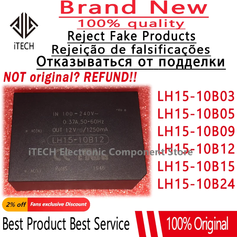 

2pcs/lot Original LH15-10B03 LH15-10B05 LH15-10B09 LH15-10B12 LH15-10B15 LH15-10B24 DIP-4 100% New and Genuine