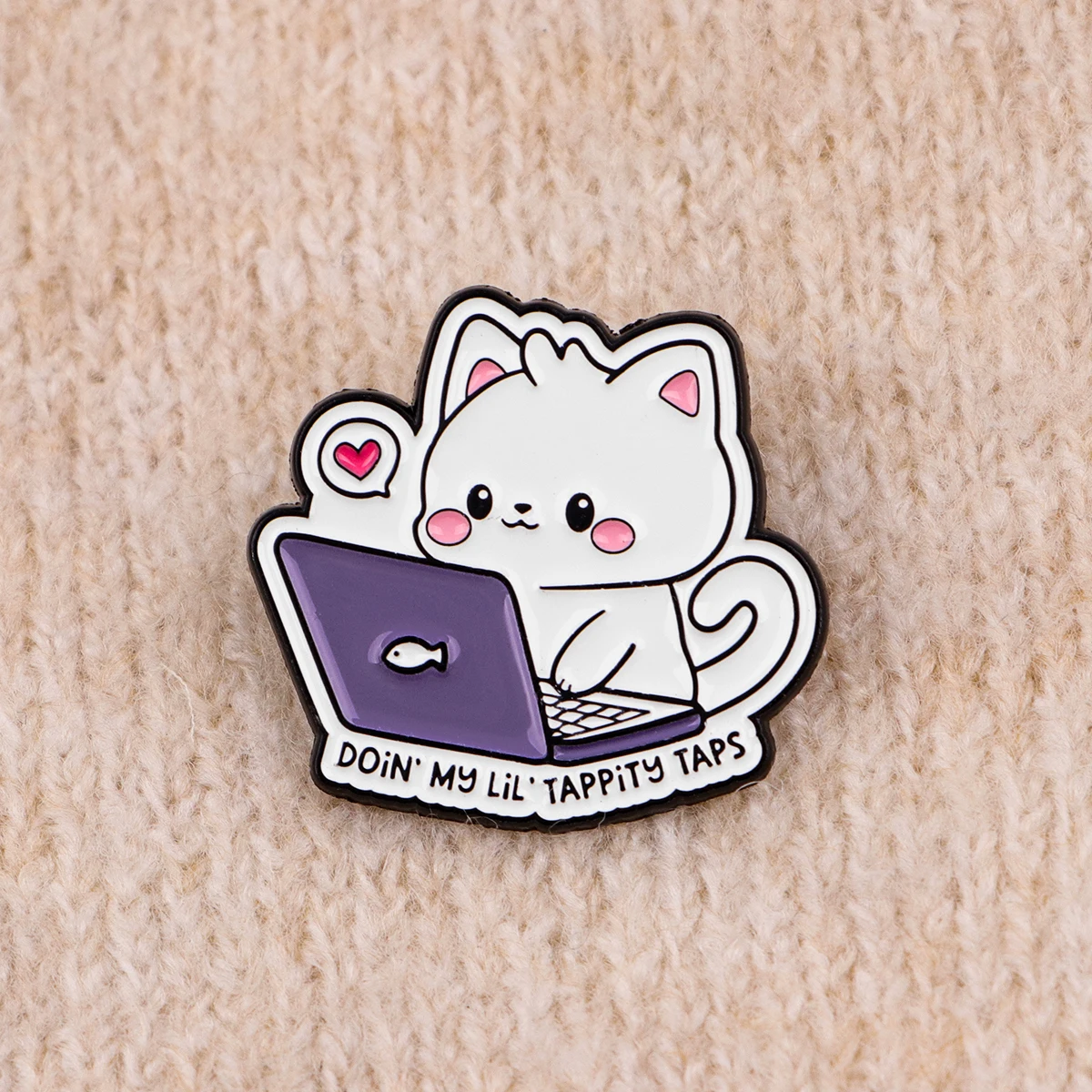 الكرتون القط المينا دبوس الملونة فراشة دبابيس للنساء قبعة التلبيب دبوس حقائب الظهر شارات الهدايا الملابس والاكسسوارات #2