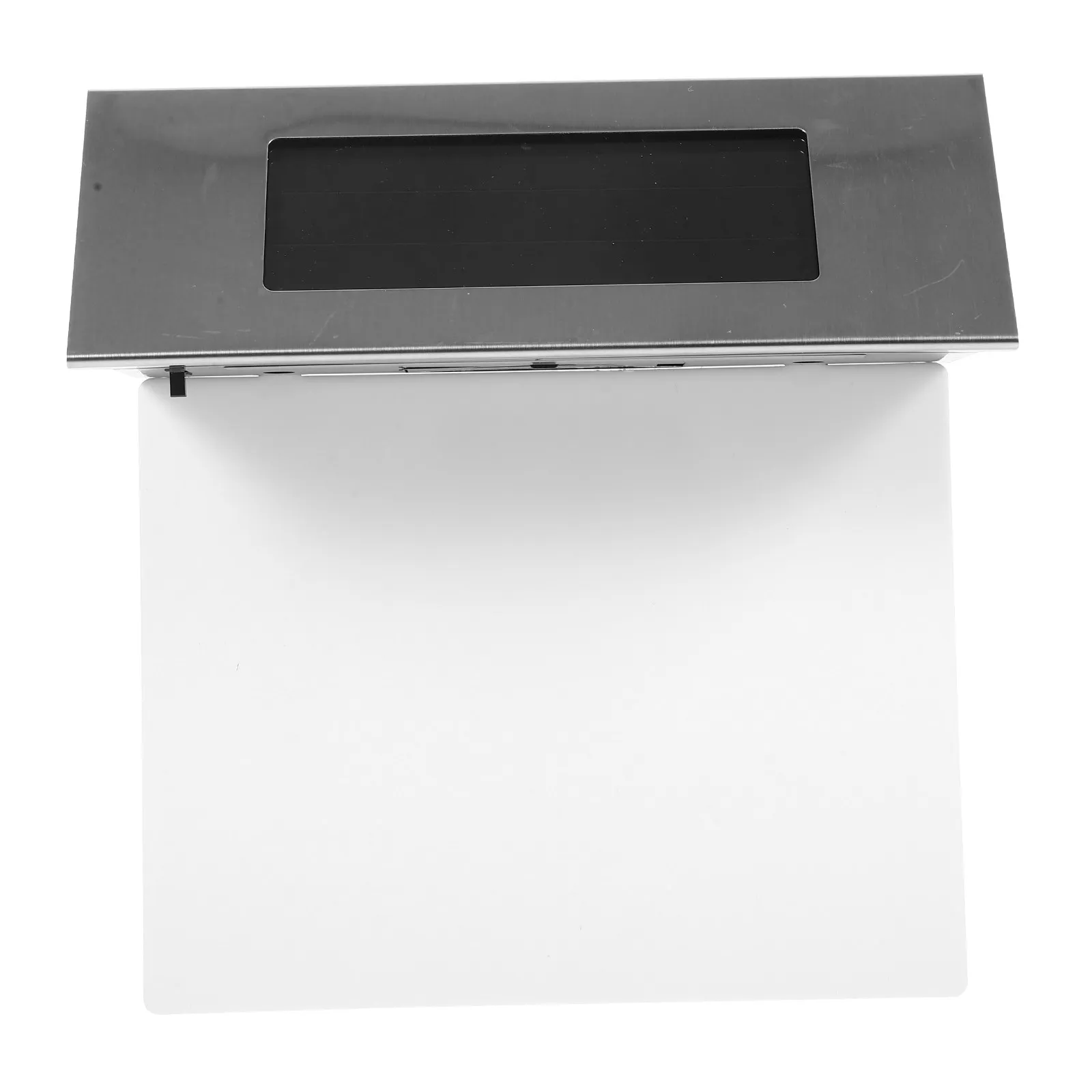 

Солнечный светильник-табло из нержавеющей стали, водонепроницаемый, светодиодный, для двери, стены, коридора, двора, декоративный, перезаряжаемый