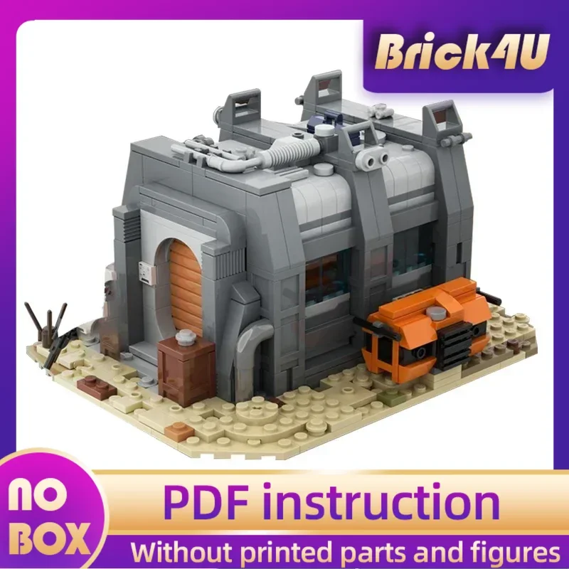 

Звездная модель фильма Moc, строительные кирпичи, пустынная империя, красота, технология, модульные блоки, подарки, рождественские игрушки, наборы «сделай сам», сборка