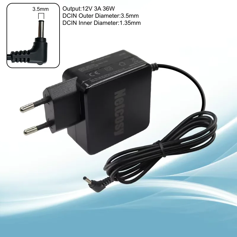 12V 3A 36W 3.5x1.35mm AC Adapter Power Supply Charger For Chuwi CoreBook Pro 13/Teclast F5R/X4/X11/F6 36W 30W 24W Laptop Charger
