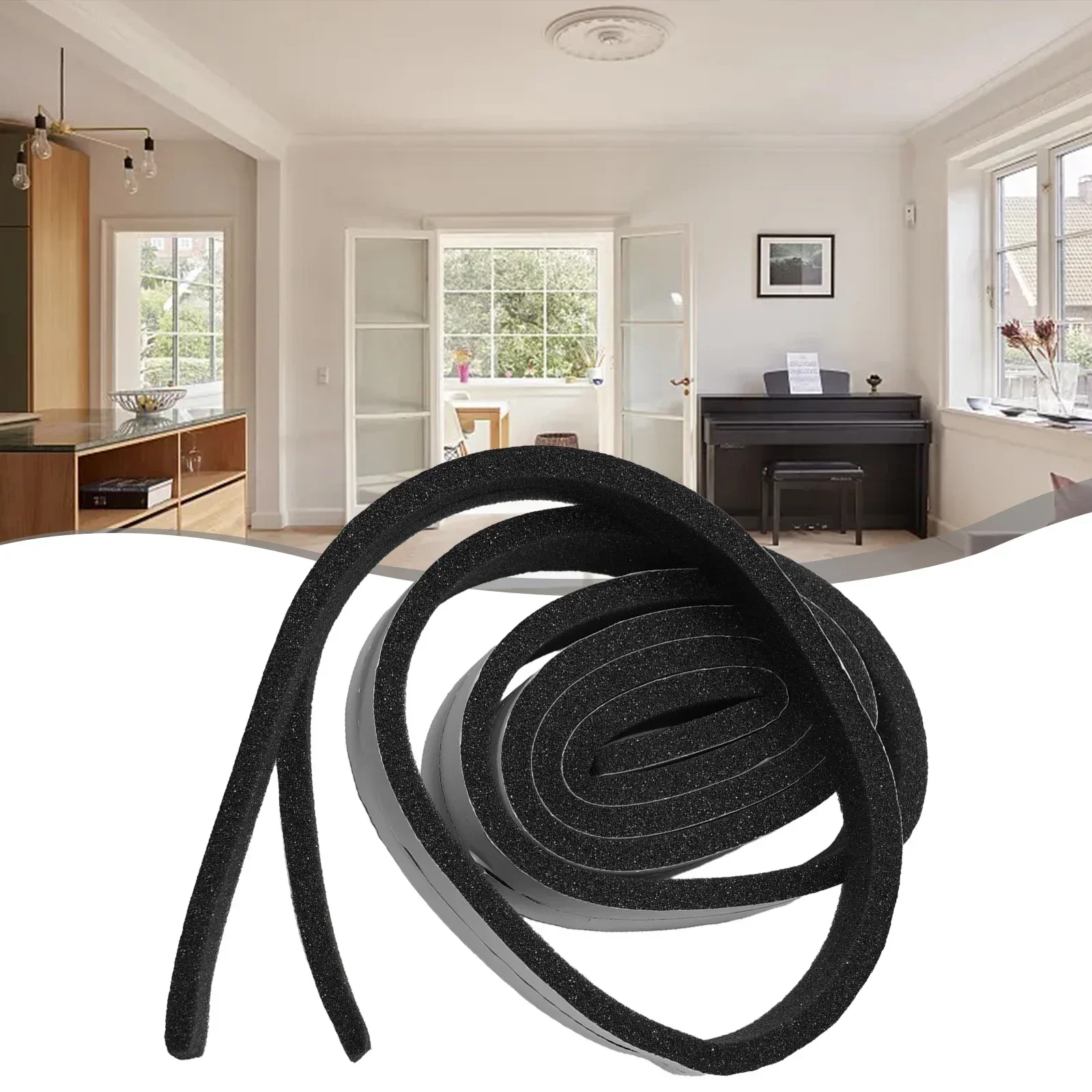 Customizable Length Casement Sealing Strip Sound Insulation Strip Reduces Outside Noise Resists Rain And Cold Wind