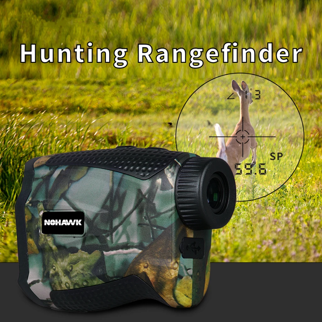 Multifunctional Hunting Laser Rangefinder 1000M Distance Measurement with Multiple Modes for Hunting Golf and Shooting