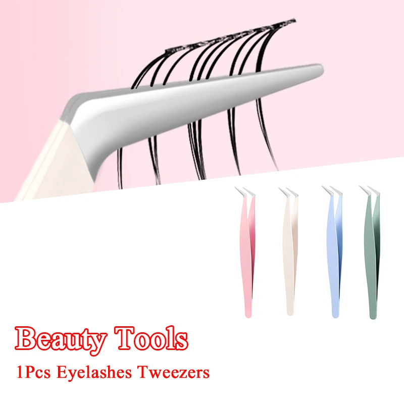 الفولاذ المقاوم للصدأ رمش تمديد الملقط الفولاذ المقاوم للصدأ ثلاثية الأبعاد مشبك دقيق الرموش الملقط لاش ملحقات أداة ماكياج أداة