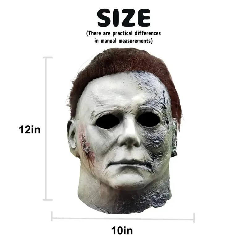 Halloween, Horror Masquerade Party, Michael Myers Kostuum Eng Cosplay Masker voor Volwassenen ob;8