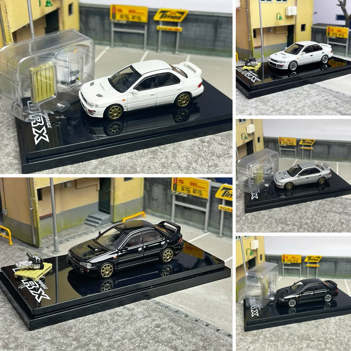 Diecast Hobby Japan 1:64 Scale Subaru Impreg WRX GC8 Alloy Car Model