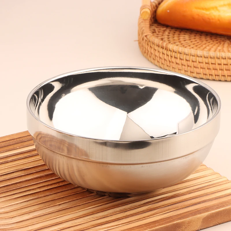 Stainless Steel Mixing Bowls Fruit Salad Bowl Storage Bowl For Salad Food Prep Knead Dough Cooking Baking Kitchen Tools