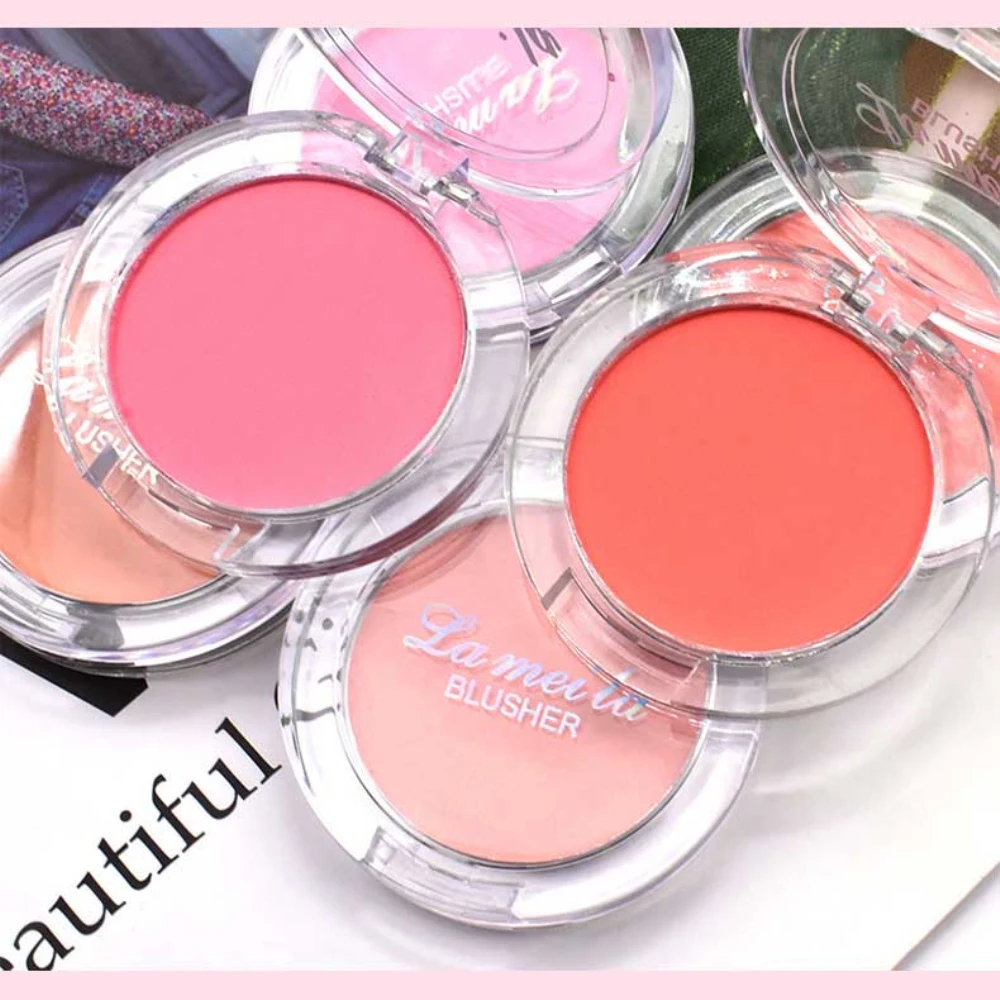 Monochrome Blush Palette Natural Lasting Brighten Enhance Skin Tone Rouge Waterproof Facial Contouring Modification Face Makeup