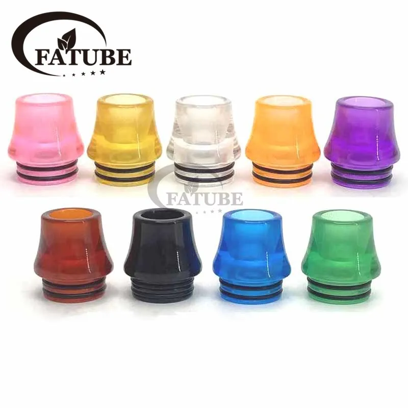 1 قطعة الراتنج 810 بالتنقيط تلميح ل TFV8/TFV12 خزان بالتنقيط موصل تلميح مخروط الفم