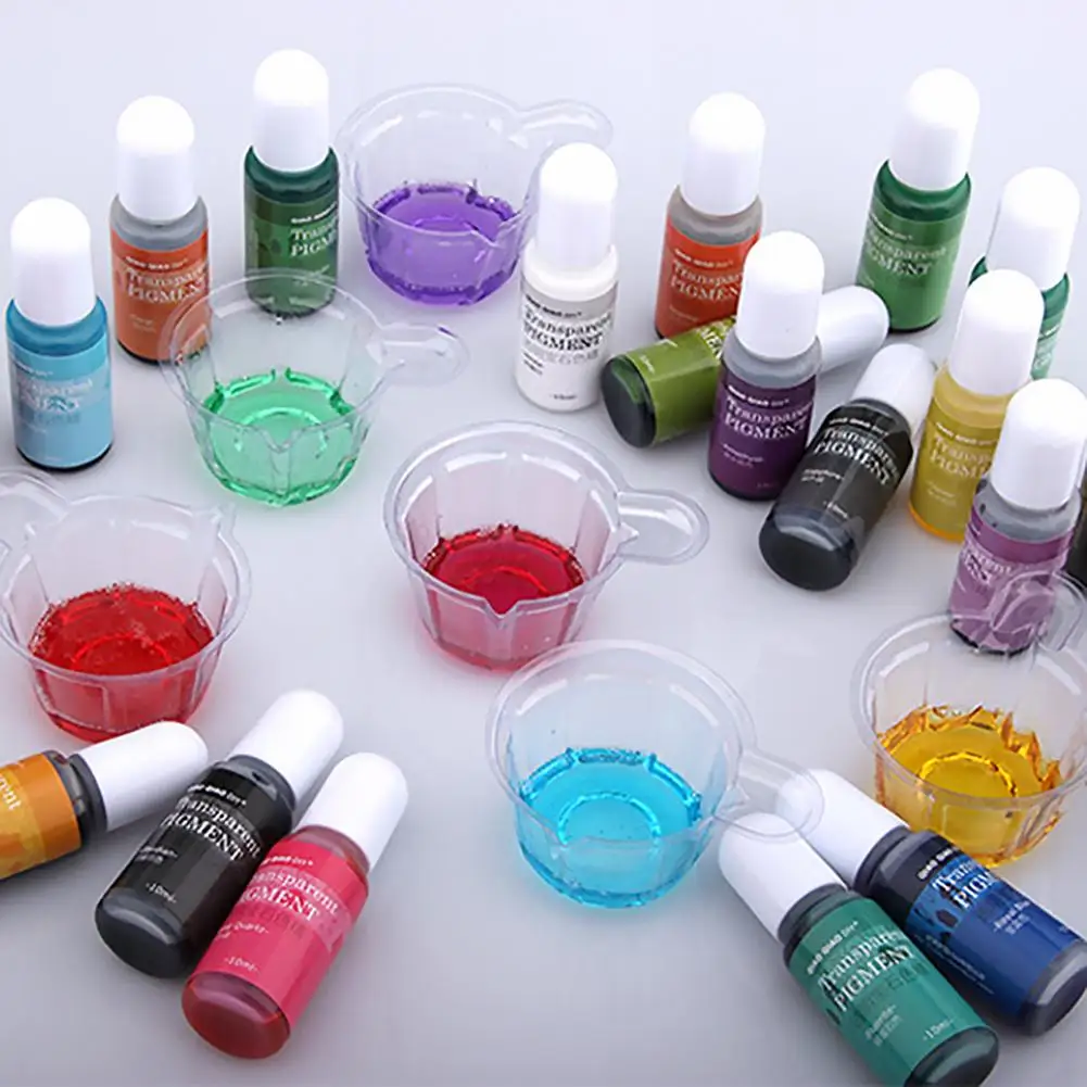 10ml Practical Diffusion Pigment Highly Permeable Eco-friendly Easy to Use Resin Epoxy Colorant Painting