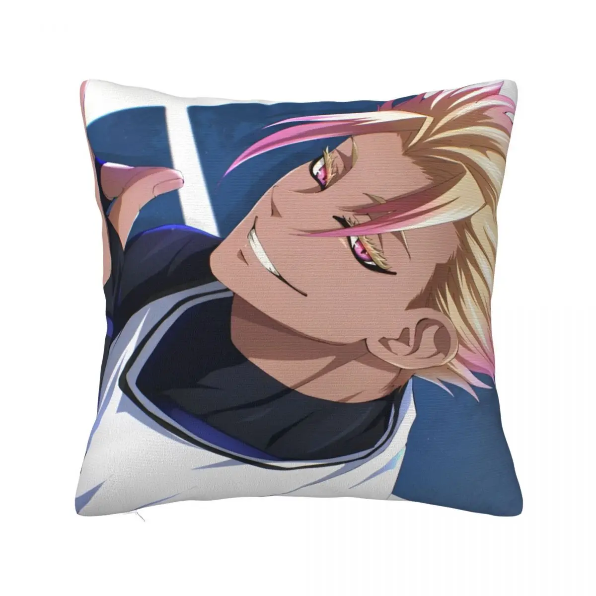 

Наволочка с синим замком Shidou Ryuusei, полиэстеровая наволочка с принтом, декоративная наволочка, чехол для гостиной, квадратный 40*40 см