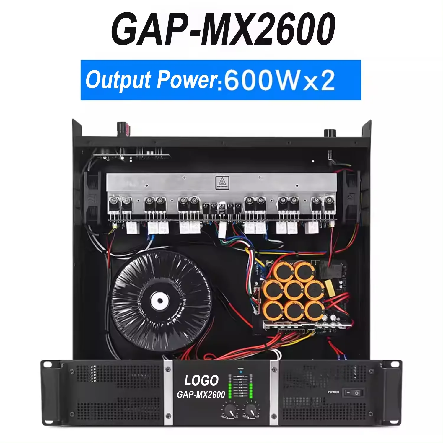 デュアルチャンネルGAP-MX2400プロフェッショナルパワーアンプ,ステージパフォーマンス,ktv,家庭,カラオケ,会議室,屋外