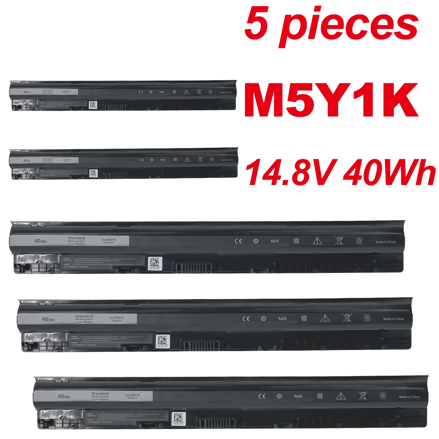 Neuer Laptop-Akku M5Y1K für Dell Inspiron 14 15 17 5000 3000 Serie 5559 3451 3558 3567 5755 5756 5458 GXVJ3 453-BBBQ HD4J0