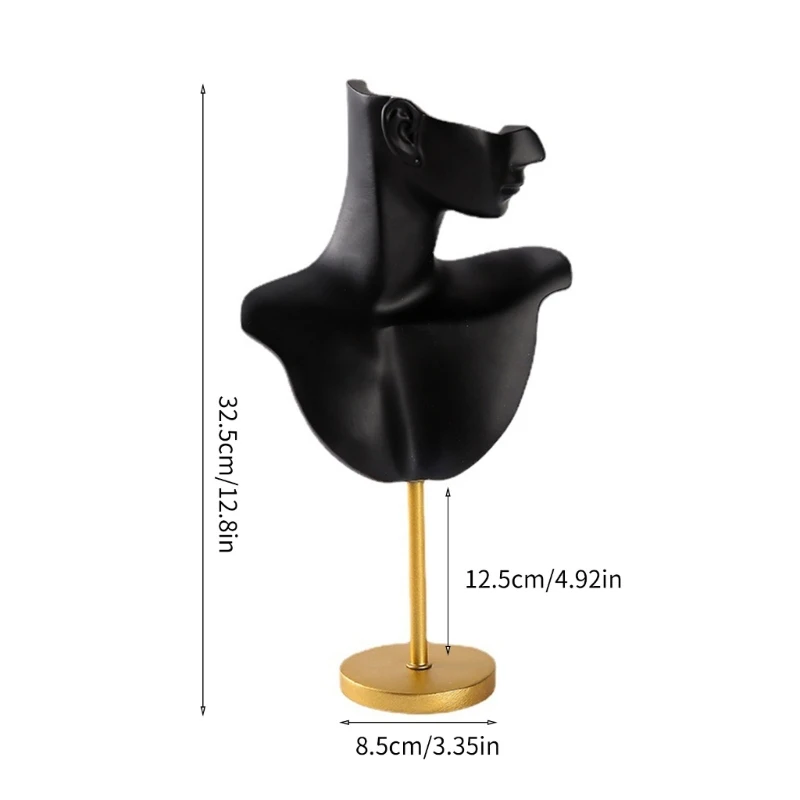 Jewelry Model Earrings Display Stand Resin Texture for Jewelry Drop shipping image 6