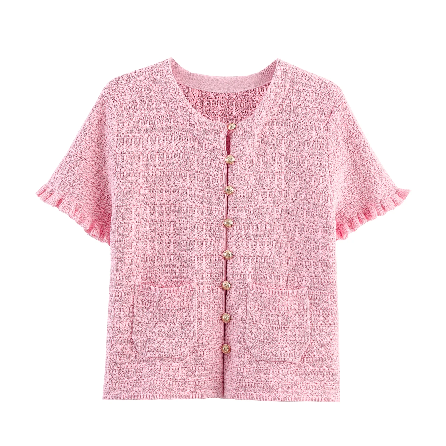 

JNLEAOG Autumn New Sle Layered Decorative Knitted Wrap Chest Top Skirt Women's Sweet Sle Polyester Fiber ort Sve