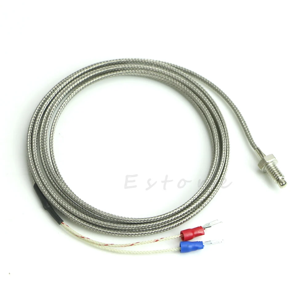 0-600 ℃ Waterdichte Type K 2M Thermistor Nauwkeurigheid Temperatuursensor Draad Kabel Probe Voor Ice Breaker, brood Maker, Oven