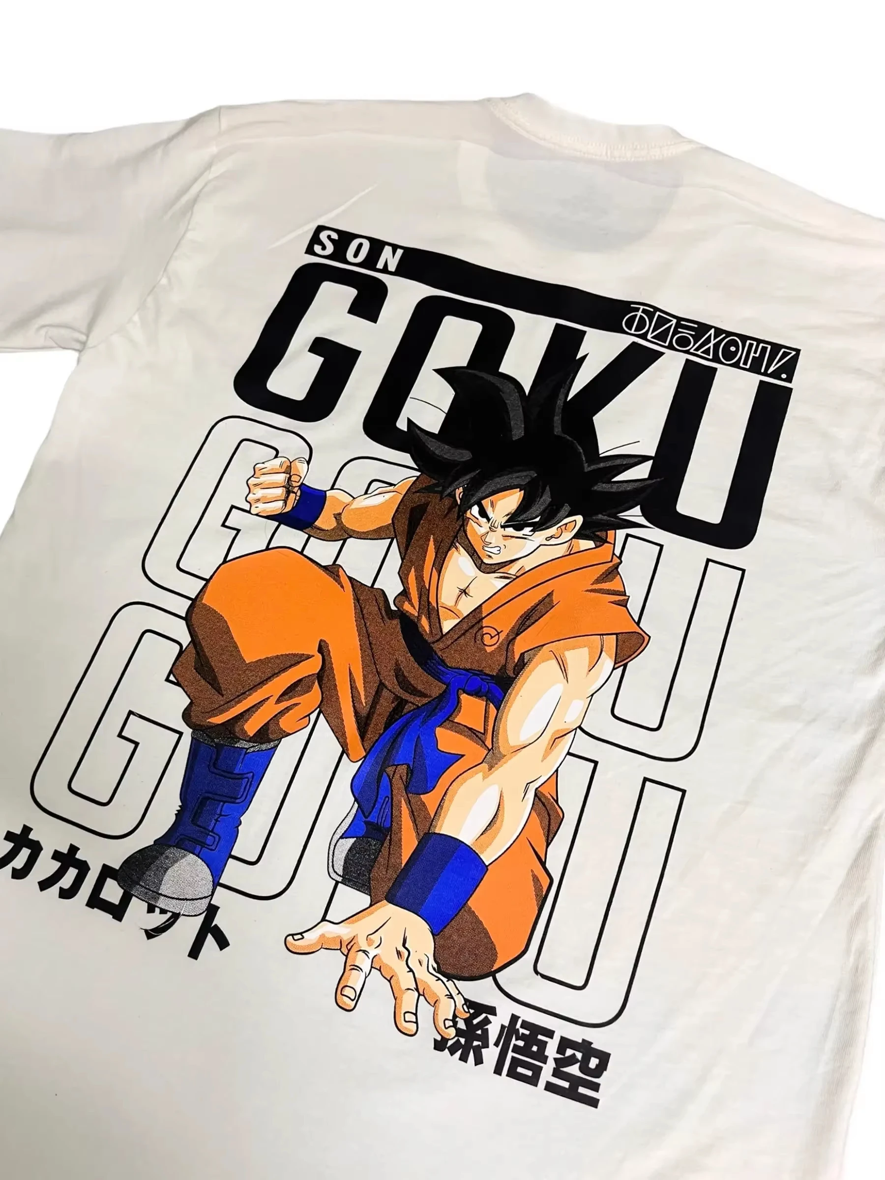 Dragon Ball Cotton T Shirt Ultra Super Saiyan Wind Type Goku Printed T-Shirt Inspiring Cartoon Casual Comfortable Family Clothes view 2